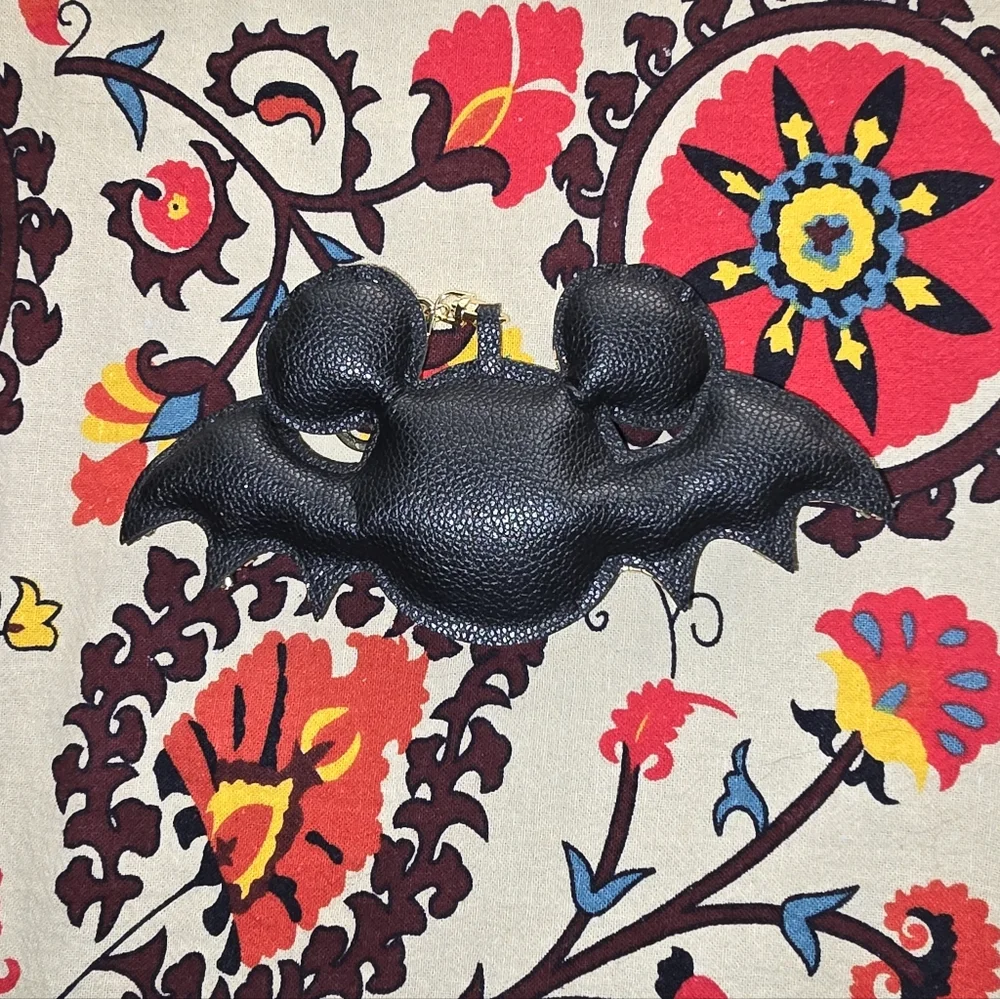 Baublebar Mickey Mouse Disney Bat Puff Bag Charm - Picture 2 of 2